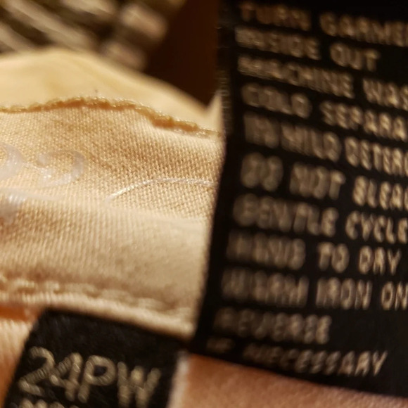 DG2 by Diane Gilman Crop Jeans Eggshell Petite 24W - Picture 8 of 8